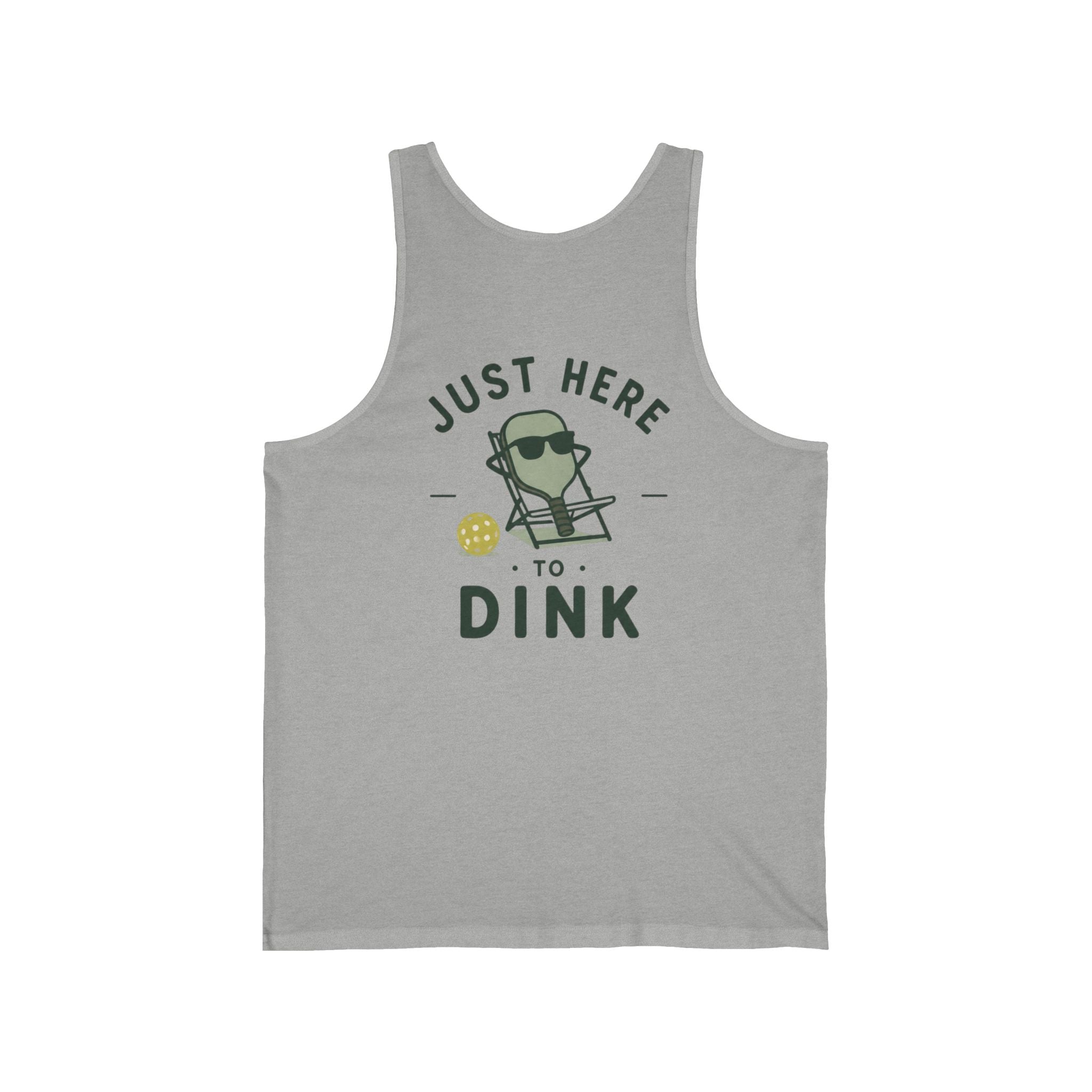 Just Here to Dink Tank Top