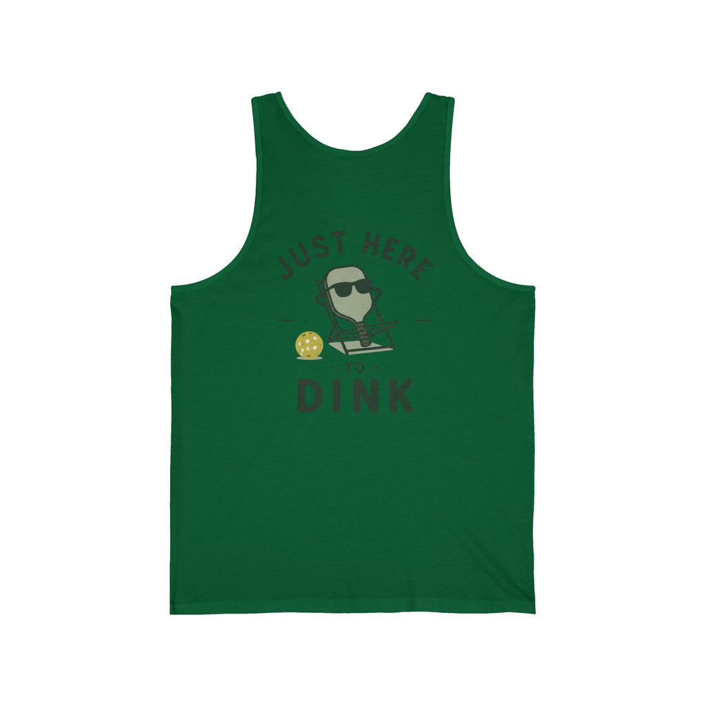 Just Here to Dink Tank Top
